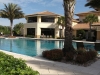 The gym overlooks the pool.....very easy on the eye while one is working flat out on the cross 