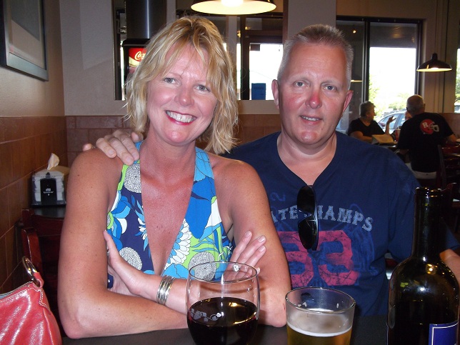 Jenny Kirwan (me) and Steve Clark at East Coast Pizza, celebrating Steve's 51st Birthday. Jenny Kirwan (me) and Steve Clark at East Coast Pizza, celebrating Steve's 51st Birthday.