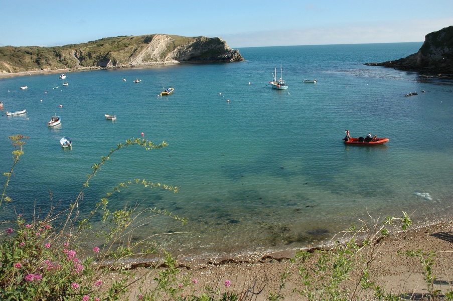 The unspoilt Lulworth Cove on the Jurassic World Heritage Coast of Dorset. The unspoilt Lulworth Cove on the Jurassic World Heritage Coast of Dorset.