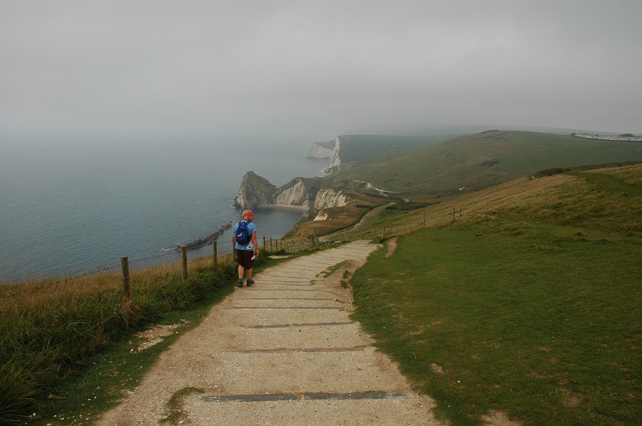 Walking towards Durdle Door from Lulworth Cove was pretty easy going. Walking towards Durdle Door from Lulworth Cove was pretty easy going.