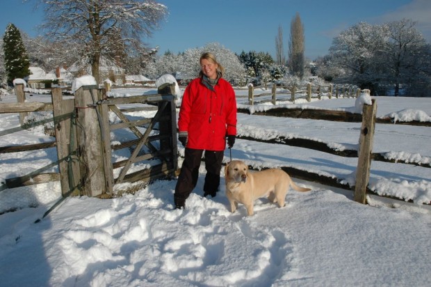 Jenny Kirwan (me) and Indi at Haughurst House, Hampshire Jenny Kirwan (me) and Indi at Haughurst House, Hampshire